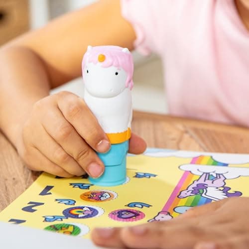 Melissa & Doug Sticker Wow Stamper & Activity Pad - Unicorn | Book for Children, Travel Toys for Kids | Age 3+ - FSC Certified — view 2