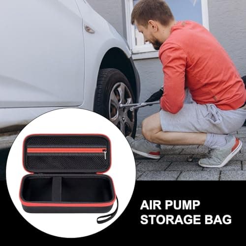 Yanayi Air Compressor Case - Inflator Shockproof Eva Storage Case | Versatile High-Strength Inflator Holder Box for Camping Road Trip Holiday Travel Bicycles — view 2