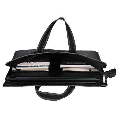 A4 Portable Oxford Handbag Expanding Folder Briefcase Documents Messenger Bag for Books, iPad, Files Storage - Pouch Organiser for Conference, Business Travel