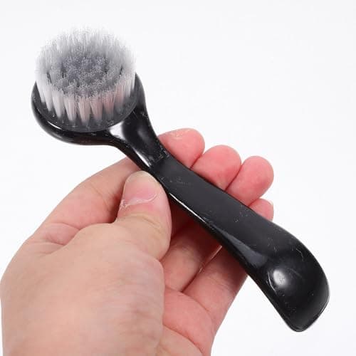 SWOOMEY 3pcs Facial Cleaning Brush Set with Soft Nylon Wool Bristles and Pvc Handle for Women, Suitable for Different Skin Types, Travel Skincare Tool and Birthday — view 4