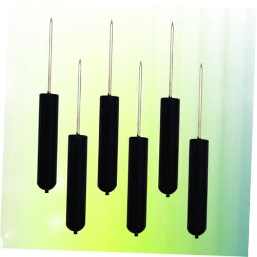 COHEALI 6 PCS Black Cylinder Head Push Pins for Travel Maps and Cork Bulletin Boards Lightweight Plastic Map Markers for Planning and Pinboard Use — view 3