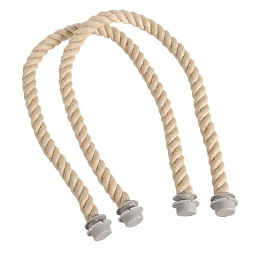 VOANZO Twine Strap Handbags Chains Shoulder Strap Replacement Handles for Beach Bags Adjustable Bag Hanger with 2 Buckles Versatile Bag Accessories for Handbag Straps