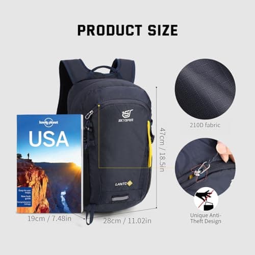 SKYSPER Small Hiking Backpack, 30L Lightweight Travel Backpacks Hiking Daypack Rucksack Women Men for Trekking Backpacking Outdoor Sports — view 6