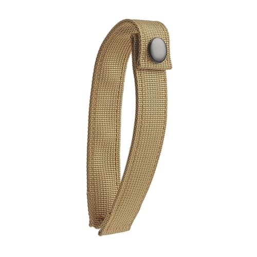 mophrati Durable Strap Nylon Features Backpack Straps And Kettle Key Holder Connection In Outdoor Travel Scenarios Strap Nylon Snap Attachment Adaptor Cords Organizer Rucksack, Khaki, 13.5x2.5cm — view 5