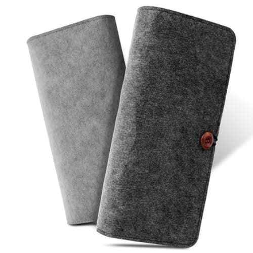 Hao Zhu Switch 2 Carry Case Felt Grey/Charcoal