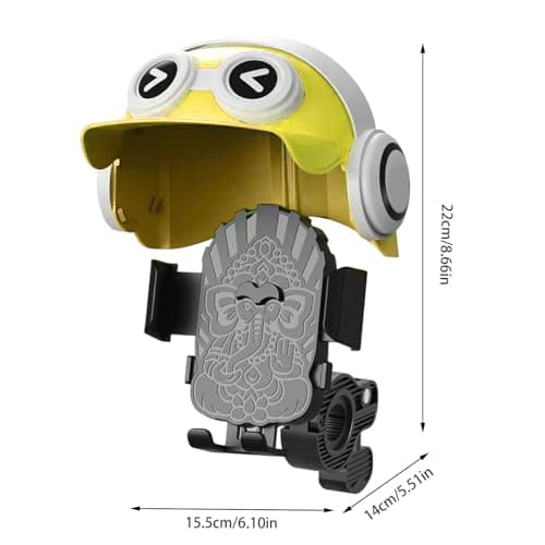 Tktouci Phone Holder for Motorcycle Navigation GPS Viewing Calling — view 6