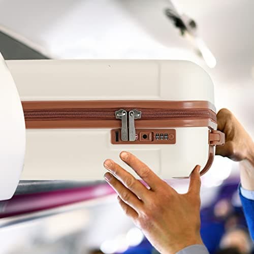 Flight Knight Premium Hard Shell Lightweight Cabin Suitcase - 8 Spinner Wheels - Built-in TSA Lock & USB Port - Luggage Approved for Over 100 Airlines Including Ryanir (Priority) - 55x40x20cm — view 5