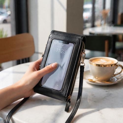 Meralo Small Touchscreen Crossbody Phone Bag for Women — view 3