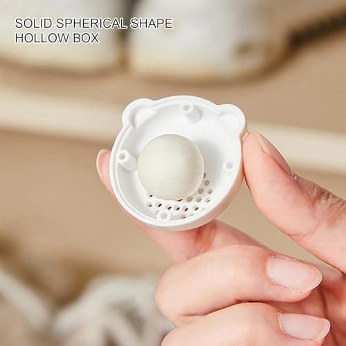 Shoe Deodorizer Ball | Bear-Shaped Box 8X Shoe Cabinet Freshener Balls,Luggage Odor Remover For Bathroom Shoe Cabinet, Wardrobe — view 4