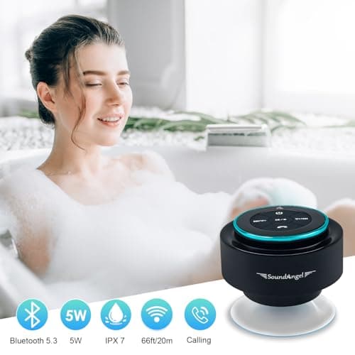 Xleader Pro Shower Speaker (Upgraded) Certified IPX7 Waterproof Bluetooth — view 6