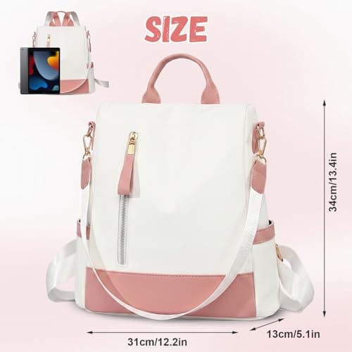 Aucuu Anti Theft Backpacks for Women, Women's Backpack, Lightweight Waterproof Ladies Rucksack, Large Casual Daypacks, Ladies Fashion Handbag, Travel Shoulder Bag for School Work Travel — view 2