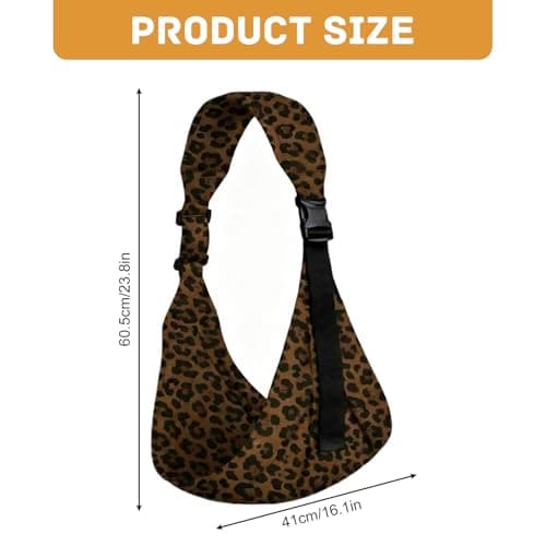 Baby Sling Carrier, Adjustable Leopard Baby Carrier Portable Baby Wrap — view 2