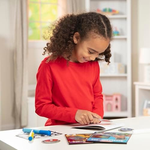 Melissa & Doug Secret Decoder Role Play Detective Kit | Spy Kit for Kids Travel Activity Packs | Games Activity Book | Plane Activities for Kids | Gifts for 7 Year Old Boys or Girls — view 5