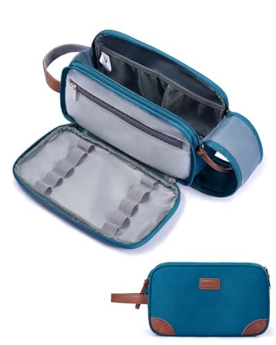 ECOHUB Toiletry Bag for Full Size Toiletries Nylon Wash Bag for Men