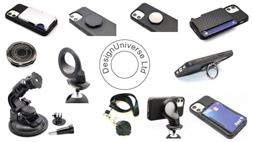 DesignUniverse Compatible with QuadLock Windscreen Mount with locking tab — view 4