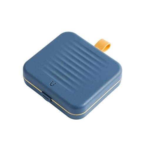 Small Sewing kit Travel Size, Mini Sewing Kits Storage-Box Gifts for Adults, Beginners DIY Easy Embroidery Thread Needle Accessories,Home and Hand Sewing Supplies, Basic Emergency Needle case (Blue)