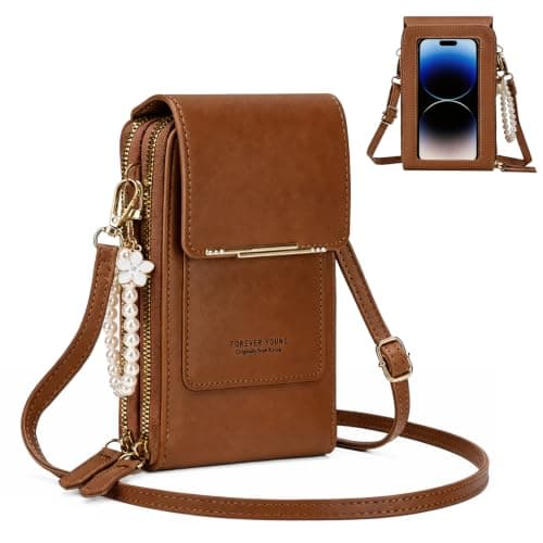 Touch Screen Crossbody Phone Bag for Women Anti Theft Crossbody Bag Purse