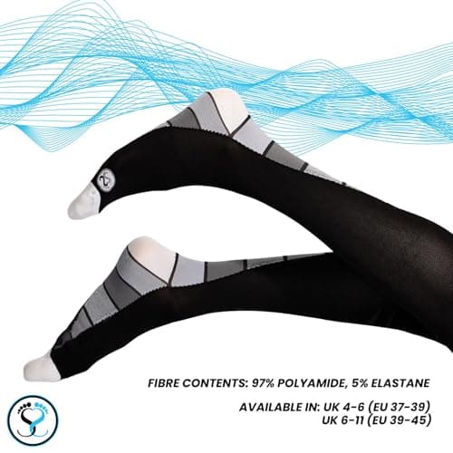 SOXY Compression Socks for Men (Pack of 3) - Circulation & Achilles Support - Graduated Athletic Fit for Comfortable Travel, Running, Nurses,Shin Splints, Flight, Pregnancy Support — view 4