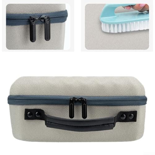 Hard Travel Case for Samsung Freestyle Projector, Shockproof EVA Carrying Case with Silicone for Cover & Mesh Pocket, Portable Storage Organizer for Smart Projector Accessories — view 5
