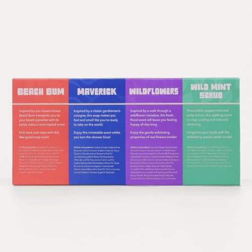 Shaka Natural Soap Sample Pack | 4 Handmade Vegan Soap Bars — view 3