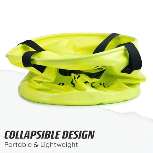 Osprey Wetsuit Changing Bucket, 40L Waterproof Collapsible Bucket with Carry Handles & Foam Base for Surfing, Swimming, Kayaking — view 6