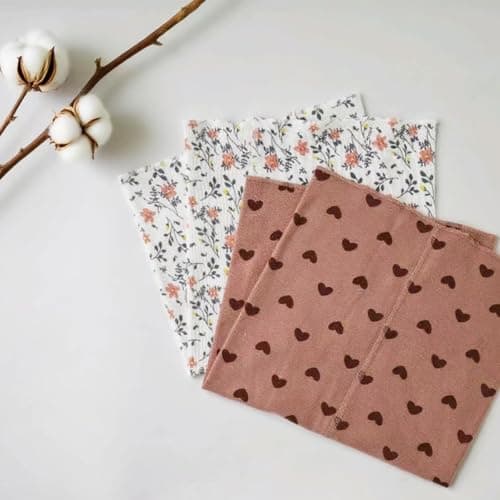 ENSTAB 2 PCS Loop Scarf Set Children Cotton Autumn Winter Scarf Baby Circle Neck Warm Girl And Boy (Girl A-2) — view 2
