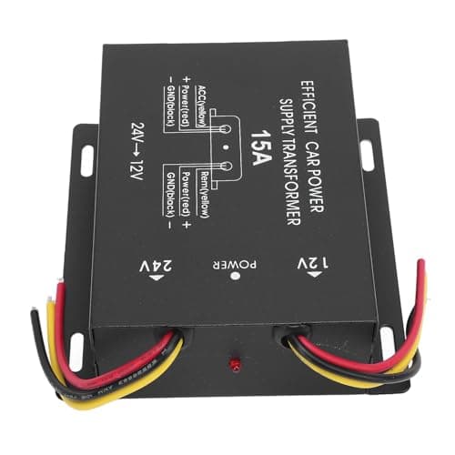 ANGGREK 24V to 12V DC Voltage Converter, Metal Metal Housing with — view 5