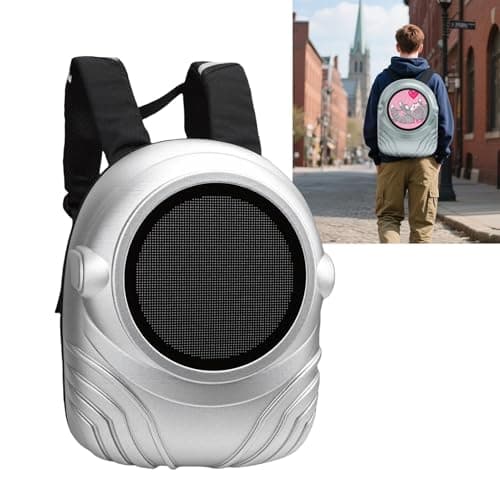 Aramox Programmable LED Backpack, Hardshell Design, App Controlled, Large Capacity, Ideal for Motorcycle Riding and Cycling — view 2