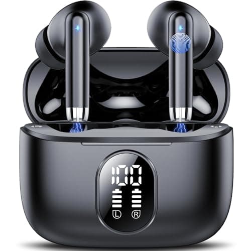 QXQ S26 Wireless Earbuds, In Ear Noise Cancelling Bluetooth 5.4 Headphones
