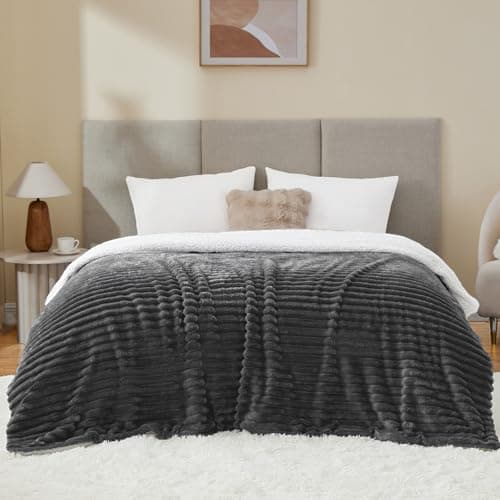 WAVVE Throw Blanket Grey Single 130x150 cm — view 3