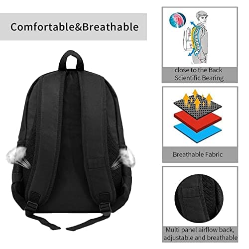 Personalised Backpack – Custom School Bag with Your Text, Image, Photo or Logo – Design Your Own Customised Backpack – Lightweight Travel, Camping & Back to School Bag – Gift for Kids, Boys & Girls — view 6