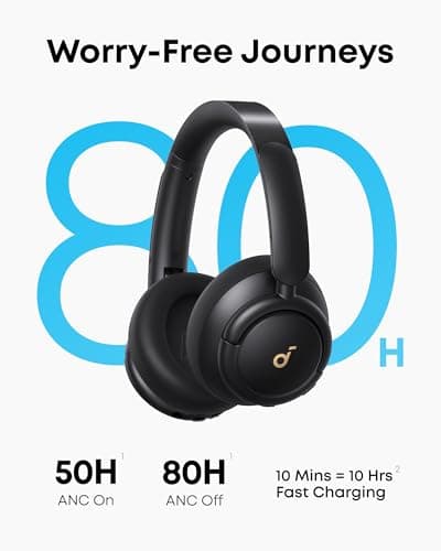 soundcore Anker Q30, Hybrid Active Noise Cancelling Over-Ear Headphones — view 5