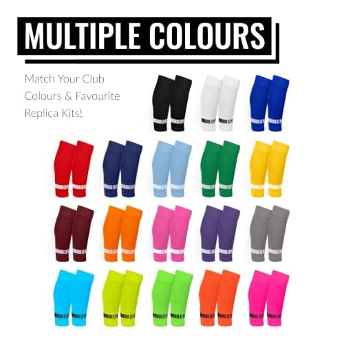 DRIPsox Football Sock Sleeves | 3 Sizes Kids-Men | M Orange Sleeves — view 5