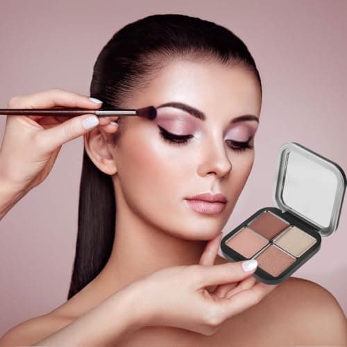 LALAFINA Empty Eyeshadow Palette Set 2 pcs Refillable Makeup Containers with 8 Iron Trays Compact Magnetic Eyeshadow Box for Blush Lipstick Eyebrow Powder Travel and Daily Use — view 2
