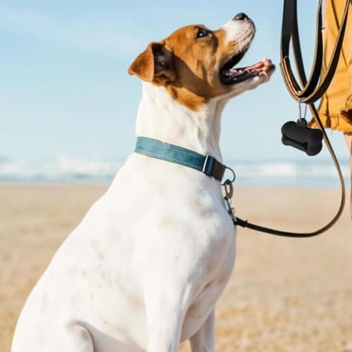 Dog Poop Bag Holder, Silicone Bone Organizer, Easy Access with Travels — view 3