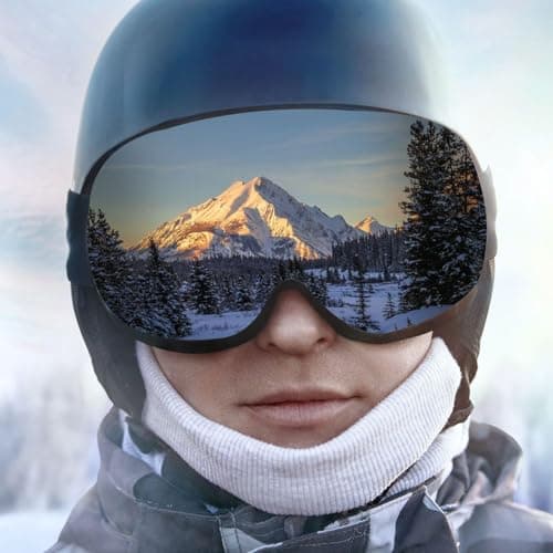 HINFHI 2 Pieces Of Ski Goggles Protective Cover, Ski Goggles Accessories, Anti-Scratch Protective Cover, Ski Equipment. — view 4