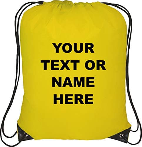Ultimate-Line Personalised Drawstring bag (Yellow)