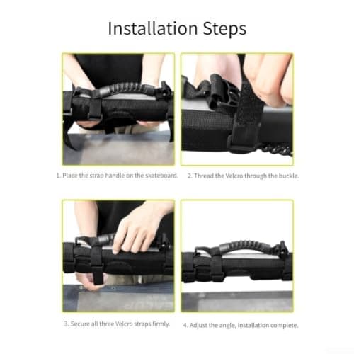 Bicycle Frame Carry Strap Heavy Duty Oxford Cloth Adjustable Shoulder Sling for Folding Bike Travel Case Quick Release 27x19.8cm(Blue) — view 6