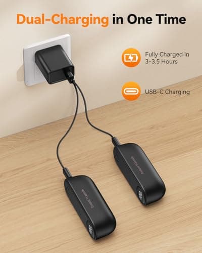 Hand Warmers Rechargeable, 2 Packs 8000mAh Long Lasting — view 5