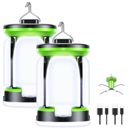 Blukar Camping Lights Rechargeable, 2000L Camping Lantern Lamp Essentials