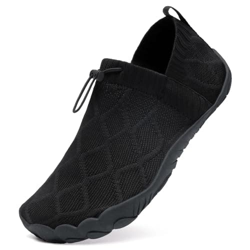 Steppli Water Shoes Barefoot Beach Aqua Quick-Dry Breathable Weitsuit Non Slip Lightweight Shoes for Men Women Black EU39=UK6.5 — view 3