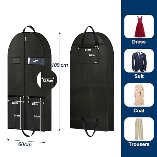 Men’s Suit Garment Bag, Business Travel Garment Bag for Men, Suit Bag for — view 2