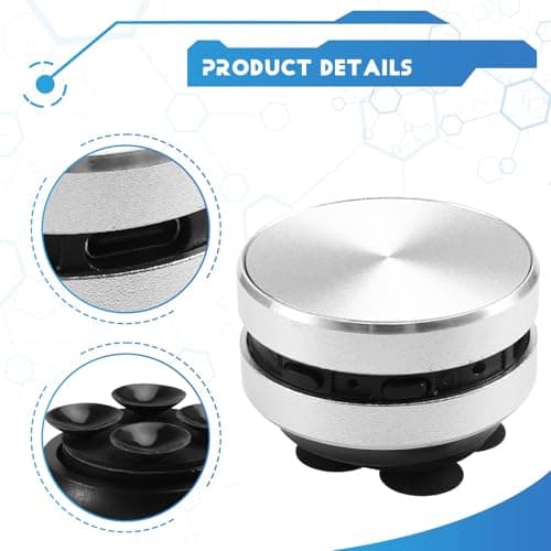 Clickinline Portable Compatible Bone Conduction Speaker Stereo Sound Bluetooth Speaker Easy Install (Silver) — view 3
