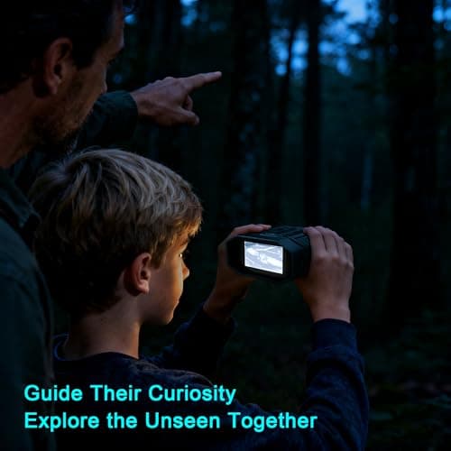 Frelisty Night Vision Goggles for Adults,Digital Binoculars with Camera,Ink — view 2