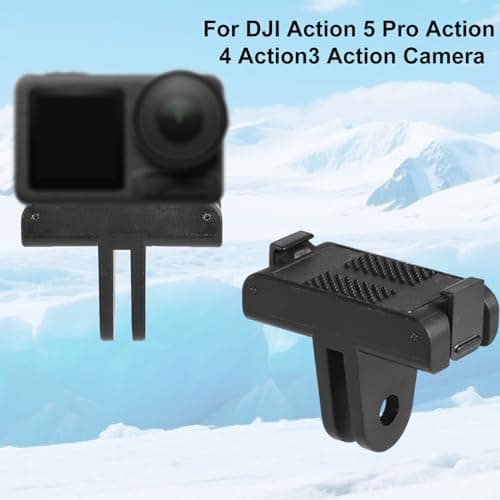 lasuroa 2pcs Magnetic Camera Mount for DJI Osmo Action 5 Pro/4/3 — view 3