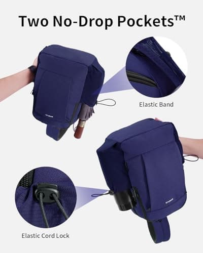 ECOHUB RFID Blocking Sling Bag, Anti-Theft Crossbody Bag for Travel, Sports — view 6