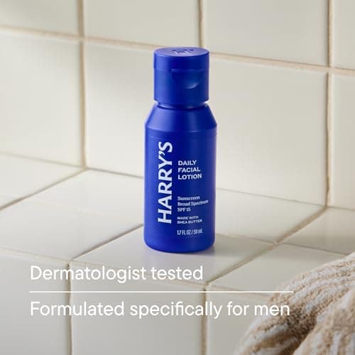 Harry’s Face Moisturiser SPF 15 for Men, Daily Facial Moisturiser, Gentle Formula, 50ml x 2 Pack — view 2