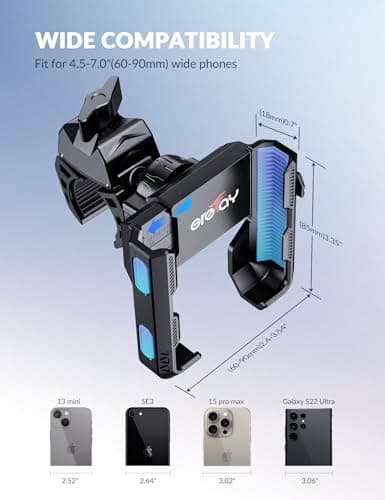 GREFAY Bike Phone Holder for Handlebar Motorcycle Bicycle E-Bike Scooter — view 6