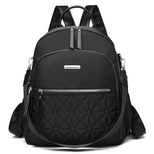 JANSBEN Small Backpack for Women, Elegant Anti-Theft Rucksack, Water Resistant Mini Daypack, Ladies Backpack Handbags for Travel, Work and School