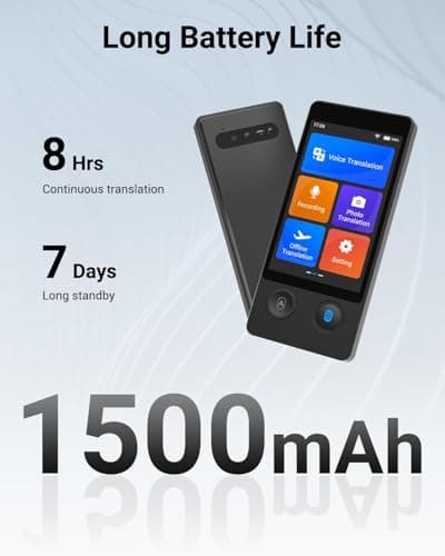 XUPURTLK Language Translator Device W12, Voice Translator Device Two Way — view 5